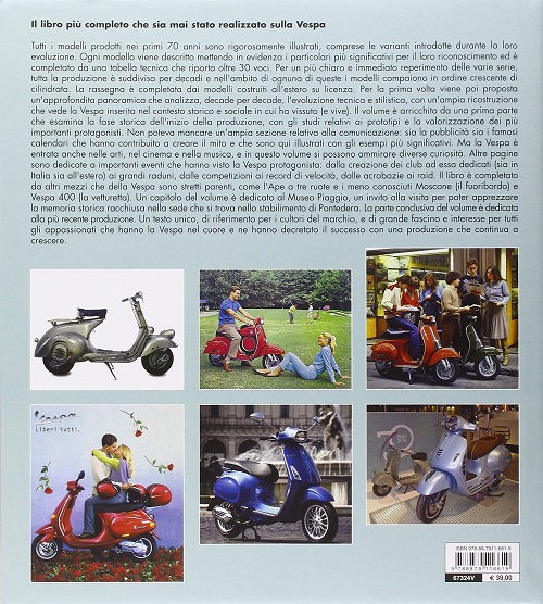 libro storia della vespa e modelli