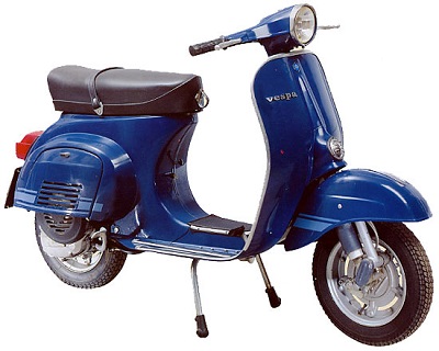 marmitte per Vespa small frame vespa 125 primavera ET3 blu