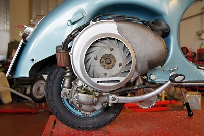 marmitta per vespa 15o gs - 160 gs - vna vnb gt rally marmitta espansione vespa epoca