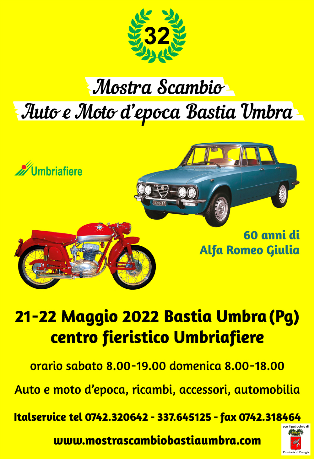 The show  Auto e Moto d'Epoca - 24-25-26-27 October 2024 - Bologna