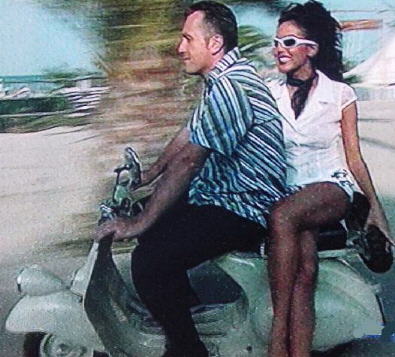 Emanuela Gentili in Vespa