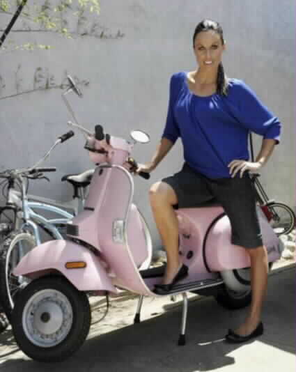 in Vespa anche  Amanda Beard su  PlayBoy