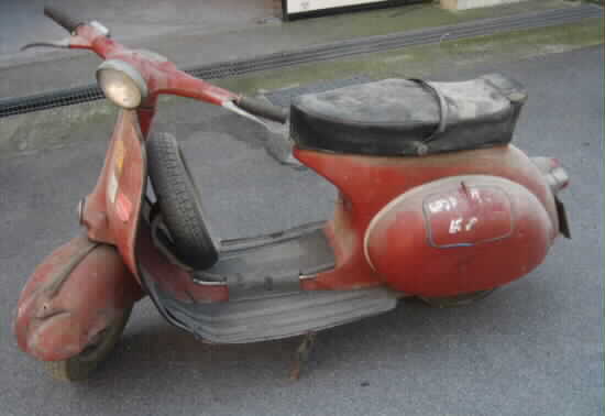 vespa 125 vna2t 1958 da sistemare