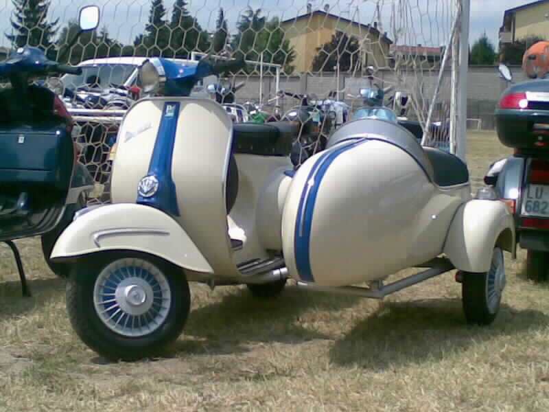 Vespa GL Sidecar bicolore