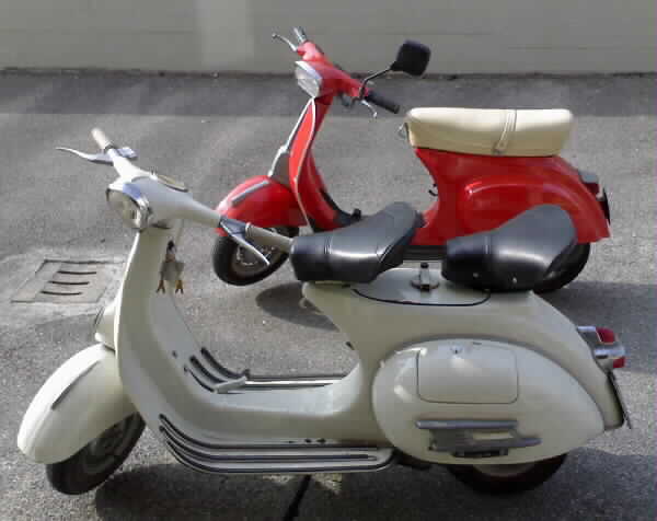 vespa 150 e vespa 50