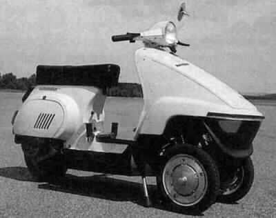 Piaggio Vespa PK tre ruote 3 whells 1984
