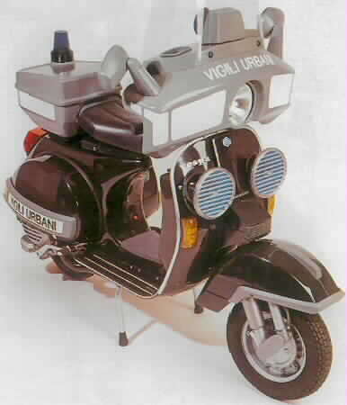 la vespa dei vigili