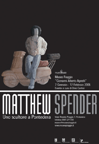 Mattew Spender scultura vespa